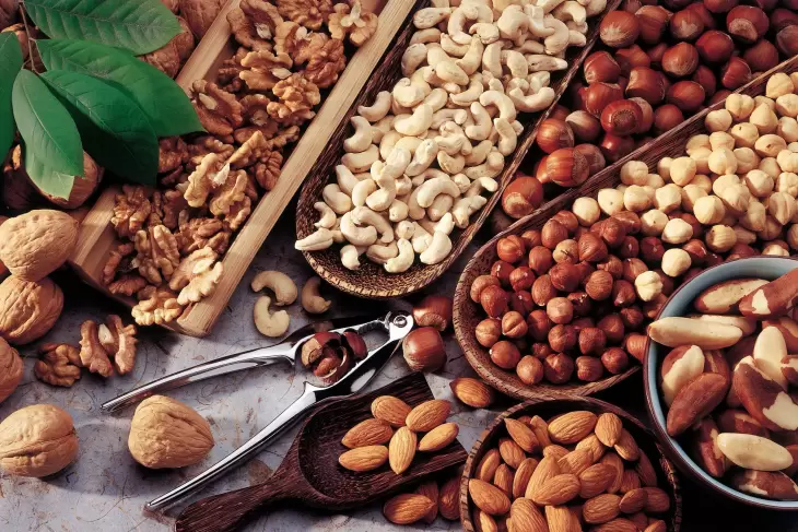 تاثیر آجیل در رژیم غذایی سالم