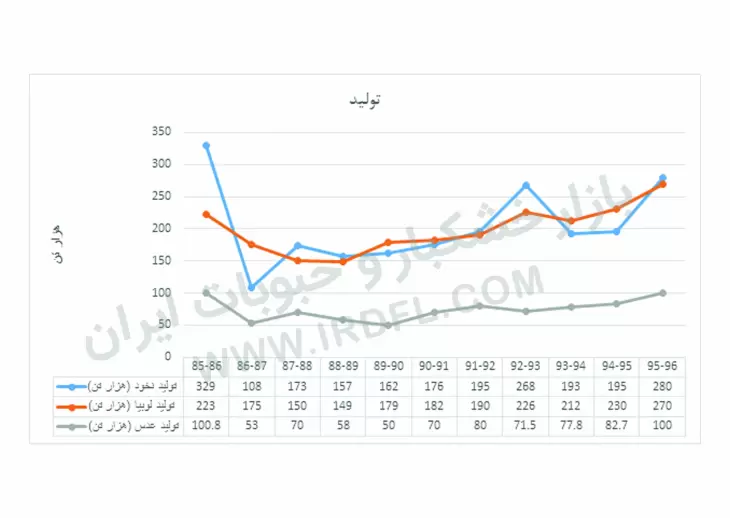 بررسی و تحلیل میزان مصرف، واردات و صادرات حبوبات در بازار ایران